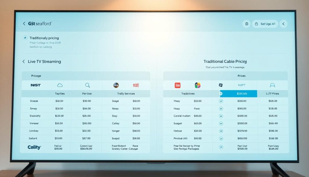 Live TV Streaming Cost Comparison Live TV Streaming Cost Comparison